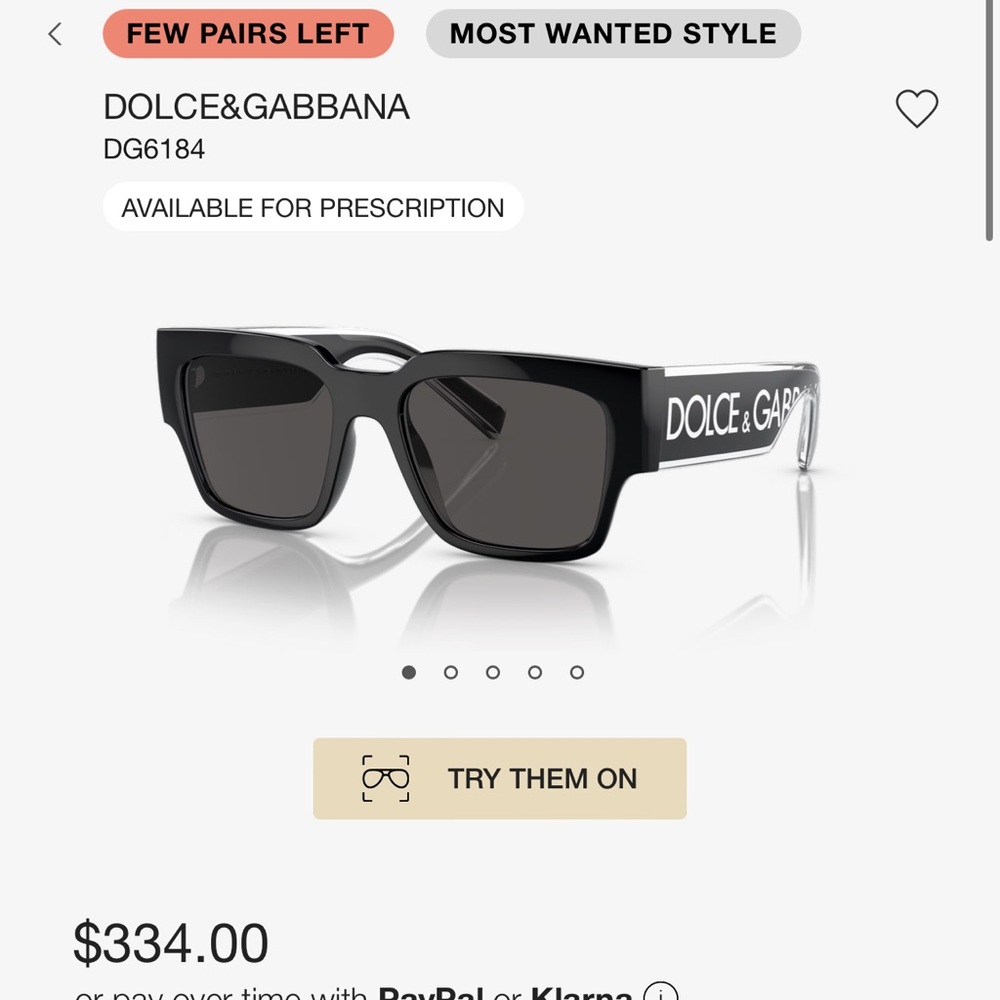 Dolce and Gabanna sunglasses authentic